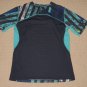Mens Nike Pro Combat Dri-fit Fitted Short Sleeve SS Shirt XL XLarge Green Blue