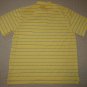 Mens IZOD XFG X-Treme Function Golf Polo Shirt Cool-Fx Large Yellow Striped EUC