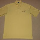 Mens Nike Tiger Woods Collection Deer Ridge Golf Club SS Polo Shirt Large Yellow