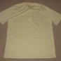Mens Greg Norman ML75 Play Dry Short Sleeve Golf Polo Shirt XL Striped Yellow