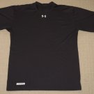 Mens Under Armour Stretch Short Sleeve SS Shirt Athletic Workout L Large Black