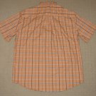 Mens St. John's Bay Short Sleeve SS Button Front Shirt Large Plaids & Checks