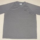 Mens Under Armour Heatgear Loose Coupe Lache Short Sleeve Shirt XL XLarge Gray