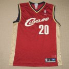 NBA Basketball Cleveland Cavaliers Eliason Jersey Adult Large Reebok RBK