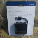 Insignia 4-Port USB 2.0 Travel Hub (NS-PCH5420-C) NEW- OPEN BOX - FREE SHIPPING