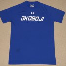 Mens Under Armour Heatgear Loose Okoboji Short Sleeve SS Shirt SM Small Blue