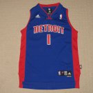 NBA Vintage Detroit Pistons Chauncey Billups #1 Sewn Jersey Youth Medium Adidas