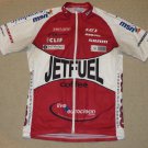 Mens Louis Garneau Cycling Cycle Racing Team Zipper Jersey Small 3 Pockets Red