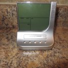 Timex T125 Colour Changing Alarm Clock with USB Port - Silver FREE SHIPPING