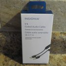 Insignia 2.74m (9 ft.) 3.5mm Coiled Auxilliary Cable NS-MAUX9-C NEW Open Box