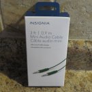 Insignia 0.9m (3 ft.) 3.5mm Stereo Audio Cable (NS-MP353G-C) Green NEW Open Box