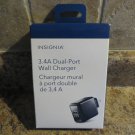 Insignia 3.4A Dual USB Port Wall Charger - NS-MAC2U3N-C- NEW-OPEN BOX
