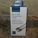 Insignia 4ft /1.2 Charge/Sync Cable Micro USB - NS-MCDT2-C - NEW- OPEN BOX