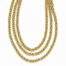 Bronze Diego Massimo Brown & Gold-Tone Byzantine Necklace