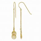 10K Yellow Gold Fancy Dangle Earring