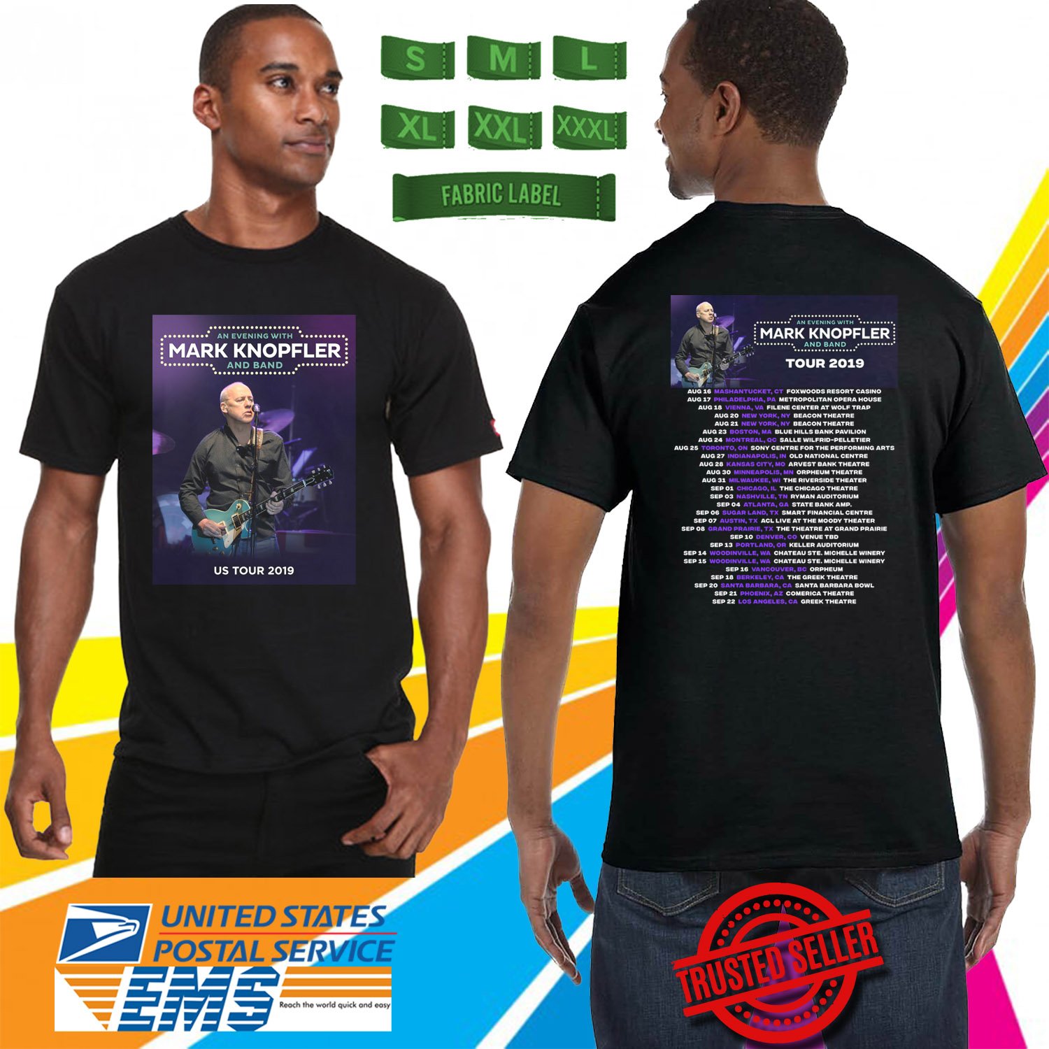 mark knopfler t shirt 2019