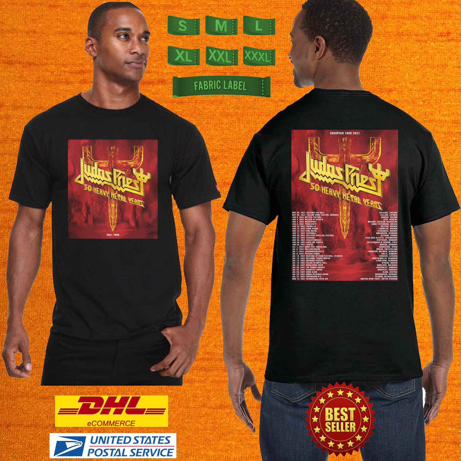 judas priest tour shirts