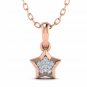 Star Pendant 1/10ct Natural Diamond Pendant with 18 inch chain H I1 best selling