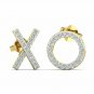 XOXO Earrings 1/6ct Natural Diamond Boyfriend-Girlfriend Earrings for Women