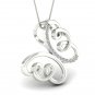 Butterfly Pendant 1/10ct Natural Diamond Gold Necklace for Baby Girl and Women