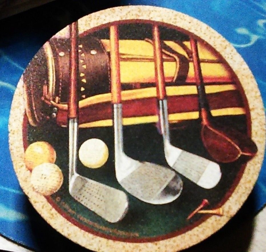 Thirstystone Drink Coaster Set, Club Line Up MADE IN THE USA Sandstone