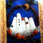 Ghostly Gathering - 12" Ghost Wreath Pattern by Sweet Dreams #118  Year 2000