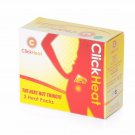 Click Heat Reusable Hand Pocket Warmers Square Instant Heat Therapy 3 Pack