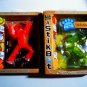 STIKBOT Man & Bulldog Create your own Animate See Thru Orange & Green BRAND NEW