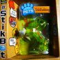STIKBOT Man & Bulldog Create your own Animate See Thru Orange & Green BRAND NEW