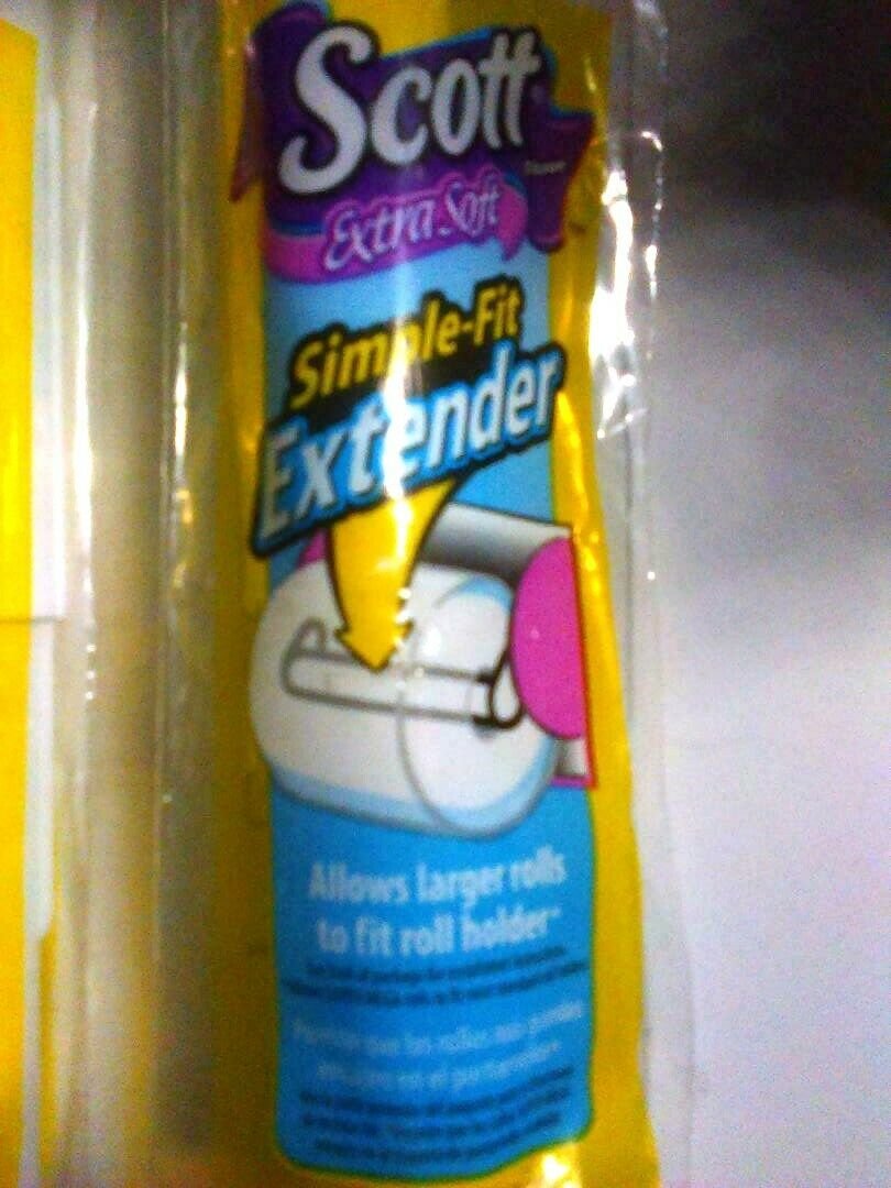 Scott Extra Soft Simple Fit Toilet Paper Roll Extender Extension