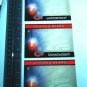 3 vintage Chicago Bears  fridge Flat Dry Erase Magnets Set