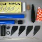 Estes 1300 & 1800  Blue Ninja & Quick Silver Model Rocket Kit & BONUS 14 ENGINES