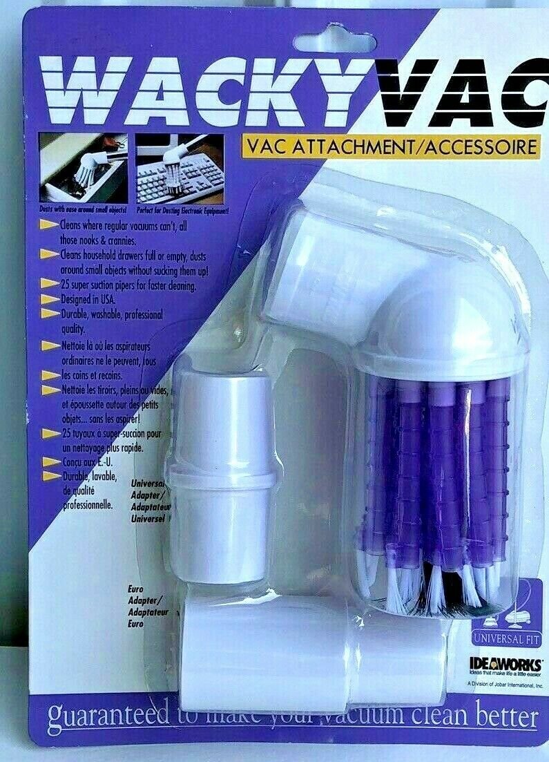 WackyVac Vacuum Accessory Clean Nooks & Crannies with your standard Vac PURPLE