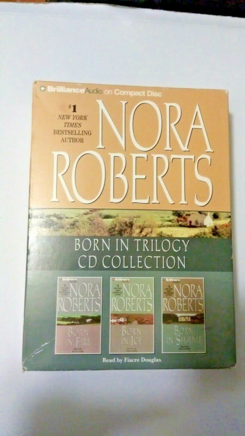 Born In Trilogy CD Audiobook Collection by Nora Roberts ABRIGDED 15 Discs preown