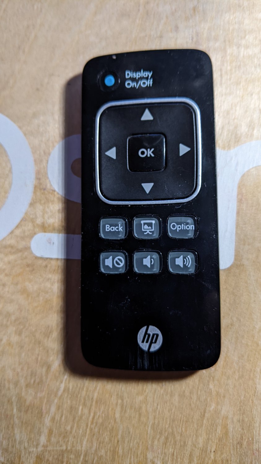 HP DREAM SCREEN 100 REMOTE CONTROL REPLACEMENT