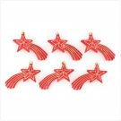#37269 Red Shooting Stars Ornaments