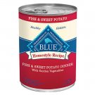 BLUE Homestyle Recipe® Adult Dog Food fish and sweet potato 12.5oz *12 pc