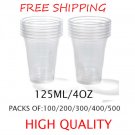 clear plastic cups for cold drink 125ml(4oz) HIGH QUALITY
