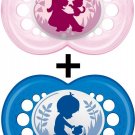 pack of 2 mum dummy steriliser Soothers Of silicon + box for baby Brand New