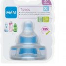 2pcs Silicone BPA Baby Standard Neck Soft Teats Slot X Hole Fast Flow Nipples +6