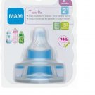 2pcs Silicone BPA Baby Standard Neck Soft Teats Intermediate flow Nipples +2m