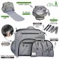 Diaper Bag Mummy Maternity Backpack Changing Case Pad Striped Baby Organizer