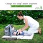 Diaper Bag Mummy Maternity Backpack Changing Case Pad Striped Baby Organizer