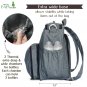 Diaper Bag Mummy Maternity Backpack Changing Case Pad Striped Baby Organizer