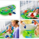 Fisher-Price Baby Bath Chair for Tub Seat with Head Support Toys Soft Arm New