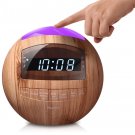 Digital Alarm Clock LED Radio Dual USB Charging Ports Dimmable Display Bluetooth