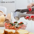 Garlic Press and Slicer with Cleaner Tool Dishwasher Safe Large Best Aluminum