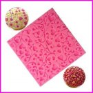 Organic Silicone Fondant Heart Mold for Oven Baking Chocolate Candy Decoration