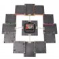 12 Multi Photo Picture Frame & Time Wall Clock Large Decorative for Living Room