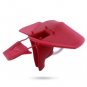 Silicone Strainer Clip On Sink Filtering Water Vegetables for Bowls Pan Pots Red